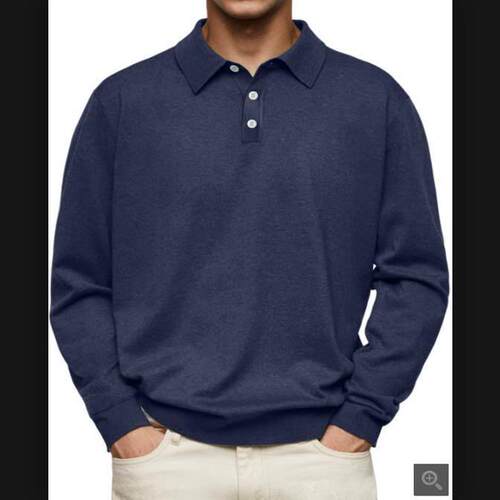 long-sleeve shirts men mens casual jacket polo shirt 男polo