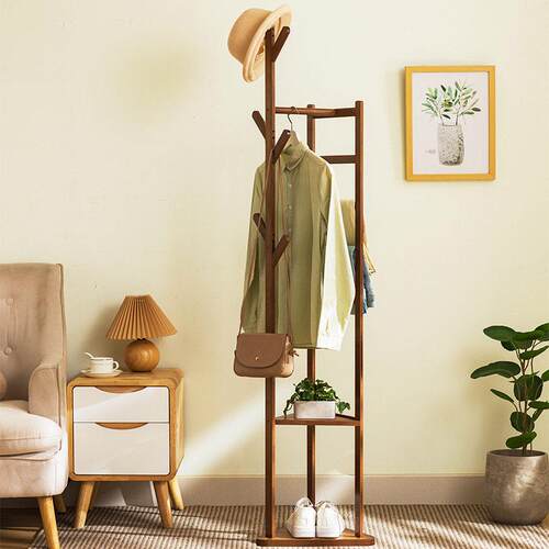 coat rack wooden coat hanger cloth stand clothes racks 衣架