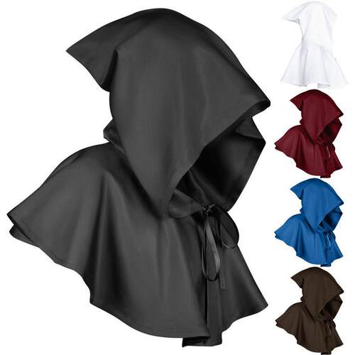 Halloween costume with hat, cape, adult hat cloak 披风连帽