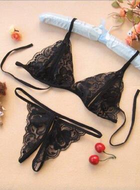 Sexy lace female open file seduction female sexy underwear