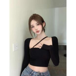 desire hot collar style base square pure wind American girl