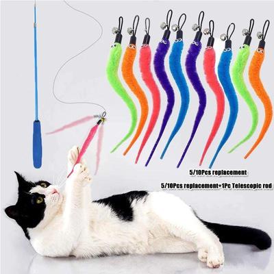 Replace Plush Cat Toy Accessories Worms Replacement Head Fun