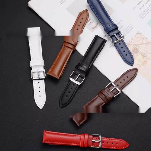 Genuine Leather Watchbands Calfskin Replace Watch Straps 18m