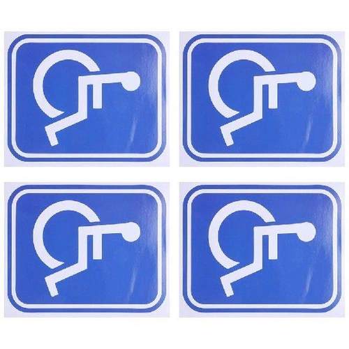 Disability Stickers Disabled Wheelchair Sign for Car Window