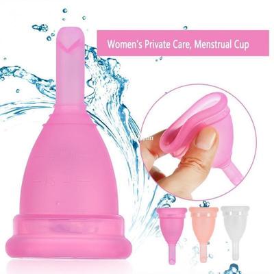 Food-grade Silicone Menstrual Cup Women Reusable Period Cup