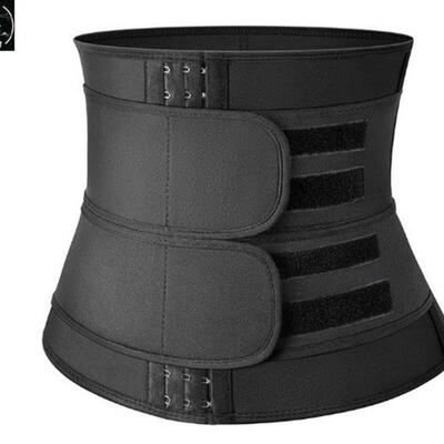 Plus Size Waist Trainer Corset Sport Girdle Double Belt Faja