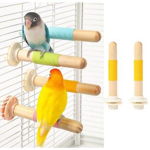 Bird Perch for Parakeets Macaws and Cockatoos with Natural