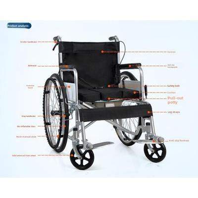 Wheelchair with the old man portable car for the disabled