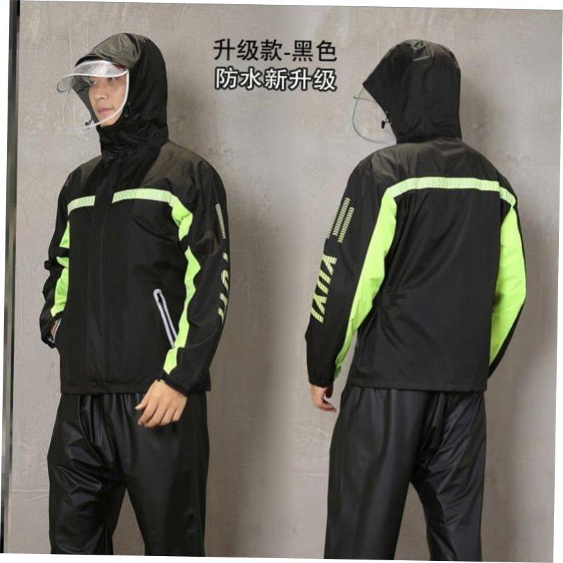 RaincoatRainPants Whole body waterproof mens split raincoat