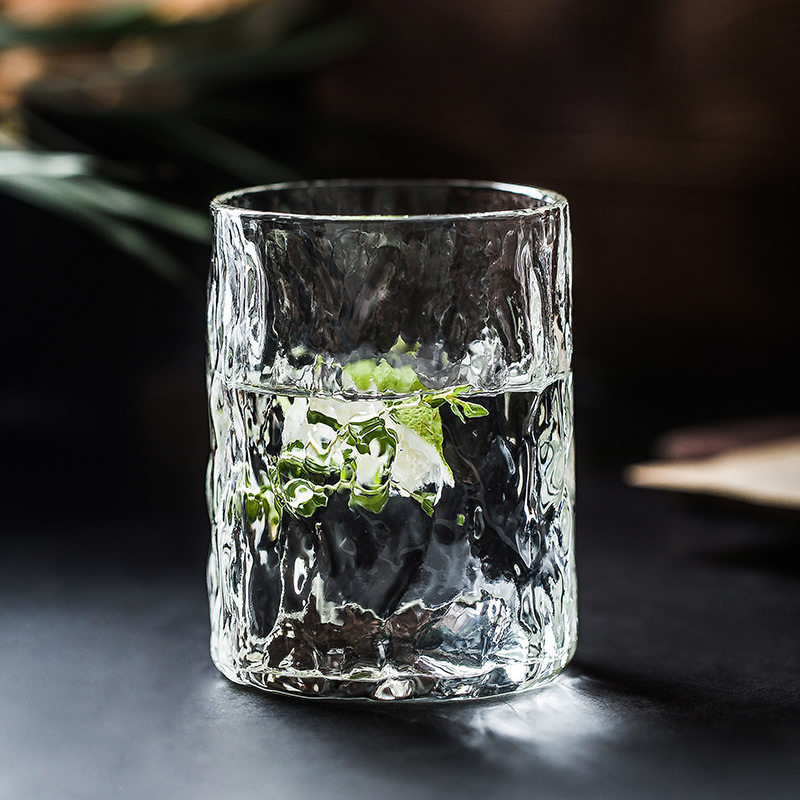 日式创意威士忌酒杯餐厅家用玻璃酒具烈酒杯啤酒杯水晶洋酒杯子