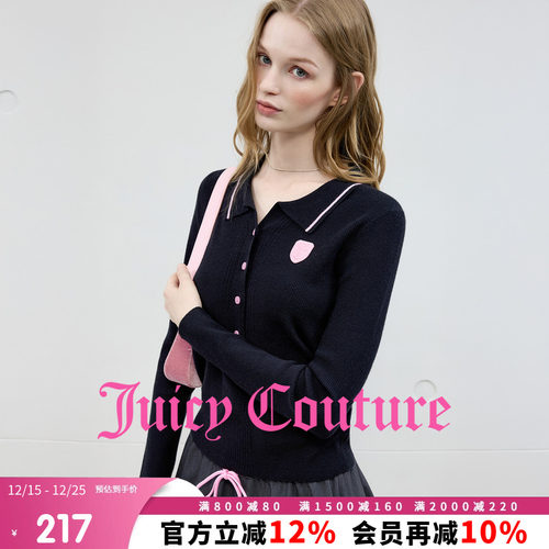 JuicyCouture橘滋学院风针织衫