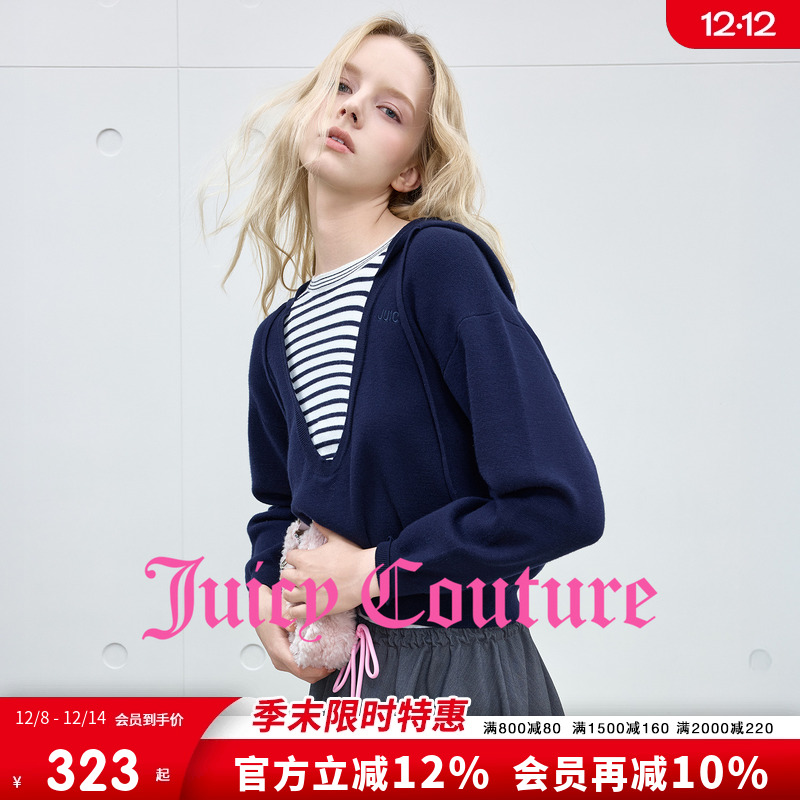 JuicyCouture橘滋假两件针织衫