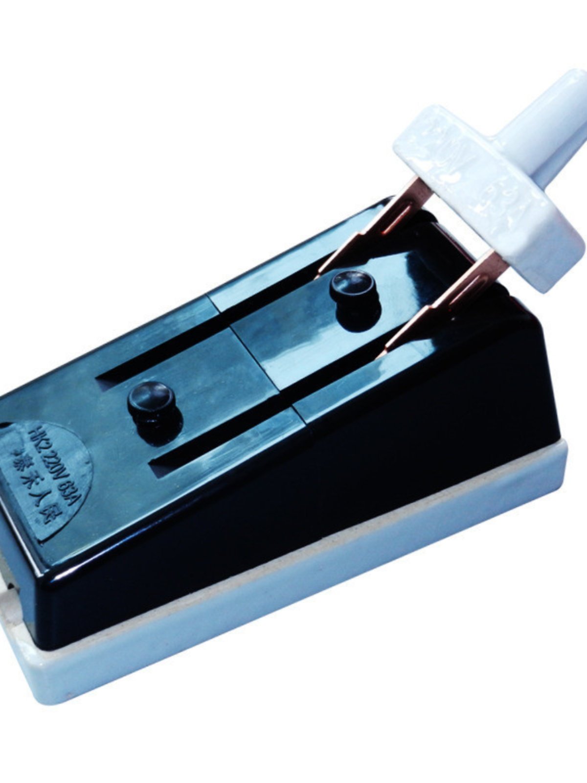 开启式负荷闸刀开关家用220v老式电闸两相黑色瓷板hk2纯铜32a两项