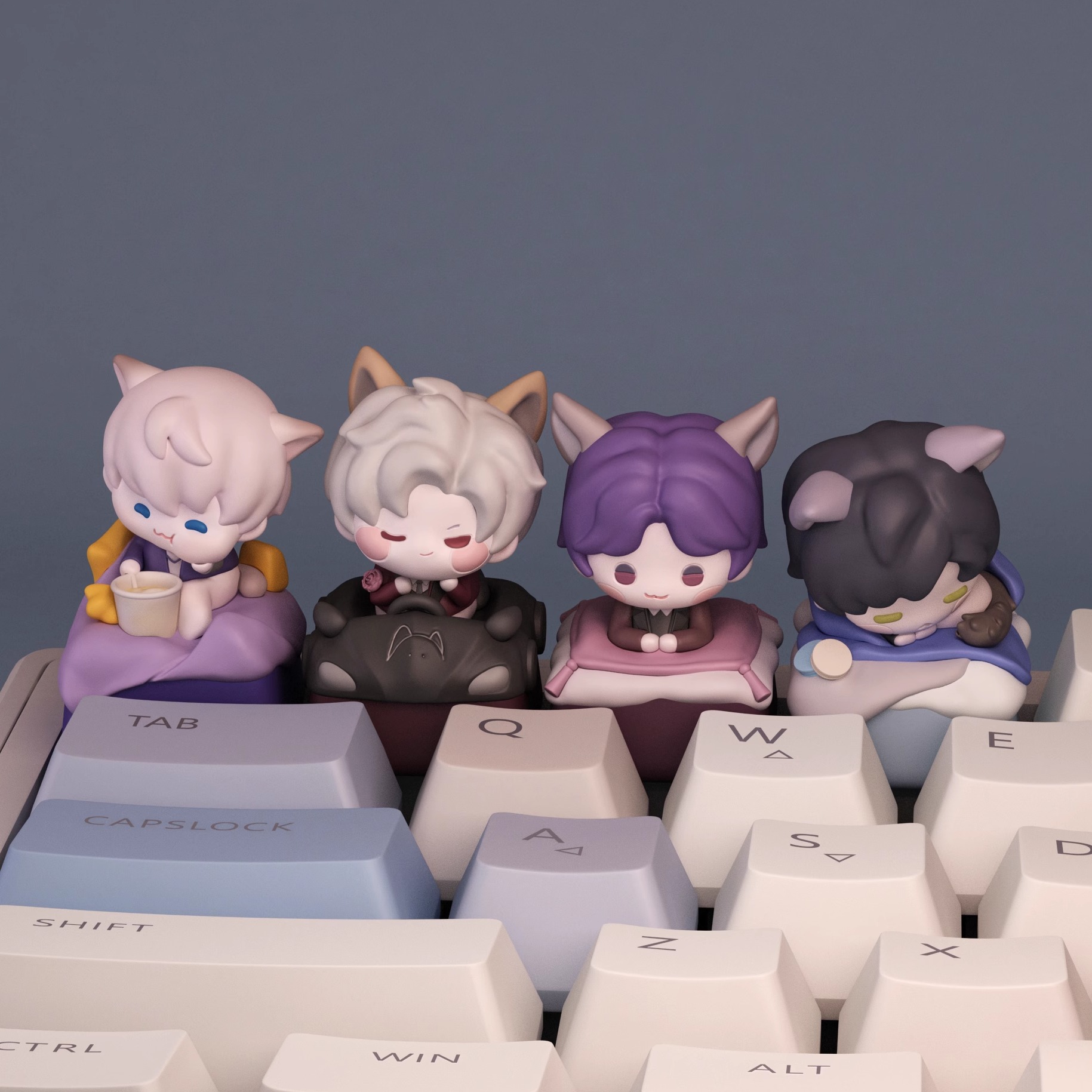 恋与深空键帽秦彻乙游周边键帽恋与制作人祁煜键帽机械键盘沈星回