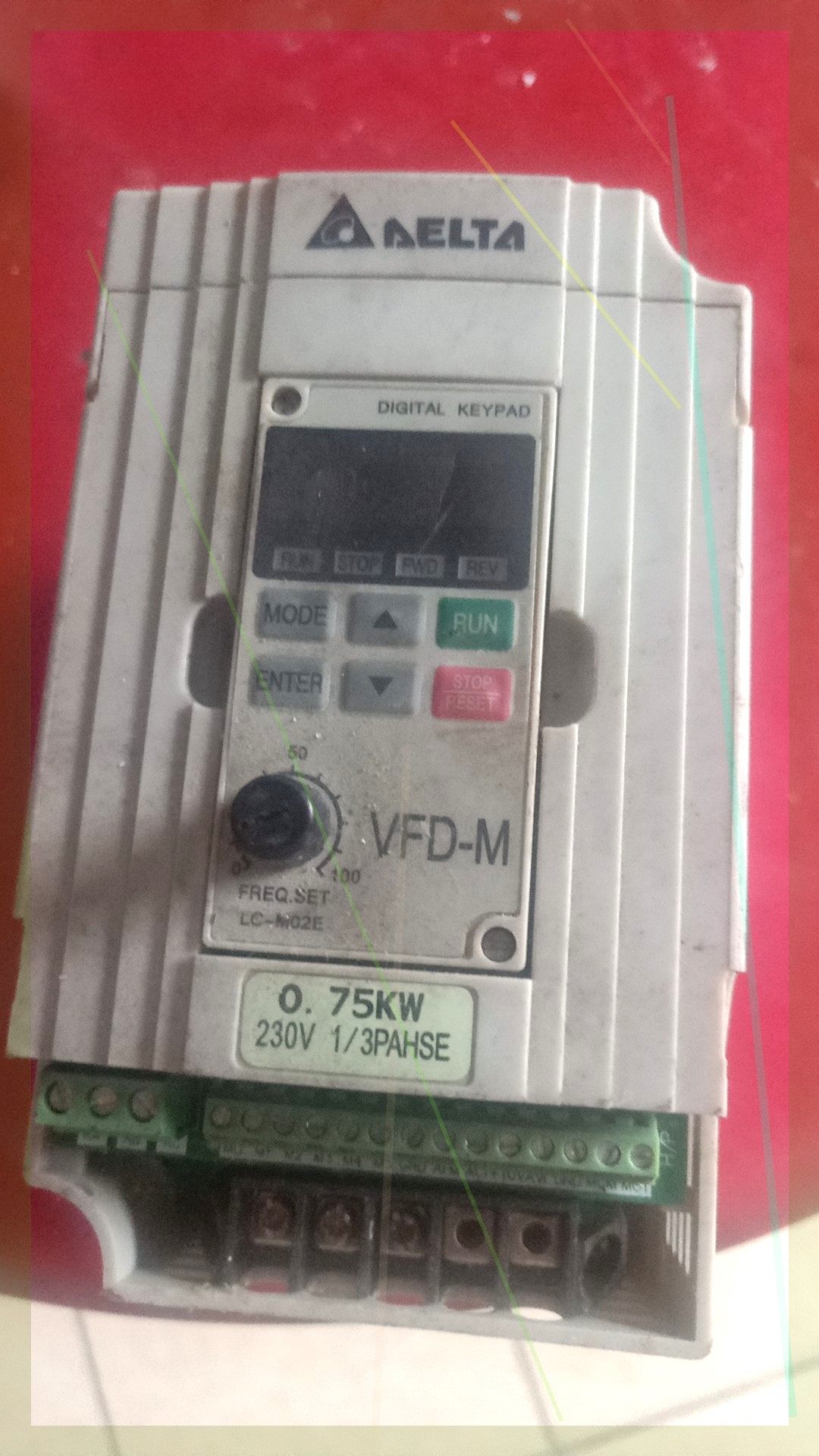 中达VFD007M21A变频器