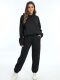 sweater trouser suit 套装 hooded 休闲加厚连帽卫衣长裤 thick