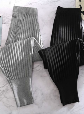 Casual loose Harun tied leg pants woman 休闲宽松哈伦束脚裤女