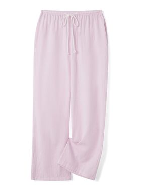 抽绳条纹拼接休闲裤 Drawstring striped patchwork casual pants