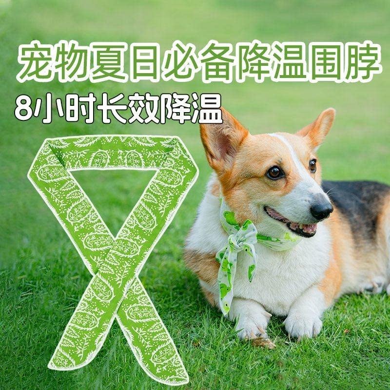 夏季宠物冰围脖猫咪狗狗降温宠物冰巾日韩冰凉围巾宠物夏日降温巾
