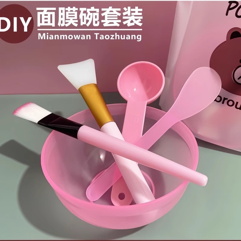 硅胶面膜碗套装调膜碗棒美容水疗工具大号面膜美容院专用泥漠刷子