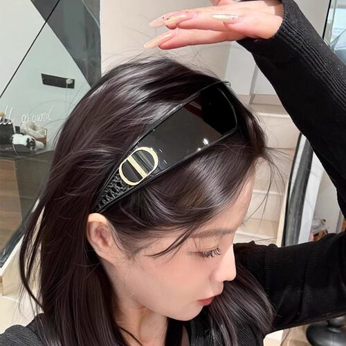 2025新款发箍墨镜女款高级感网红时髦拍照凹造型太阳眼镜防紫外线