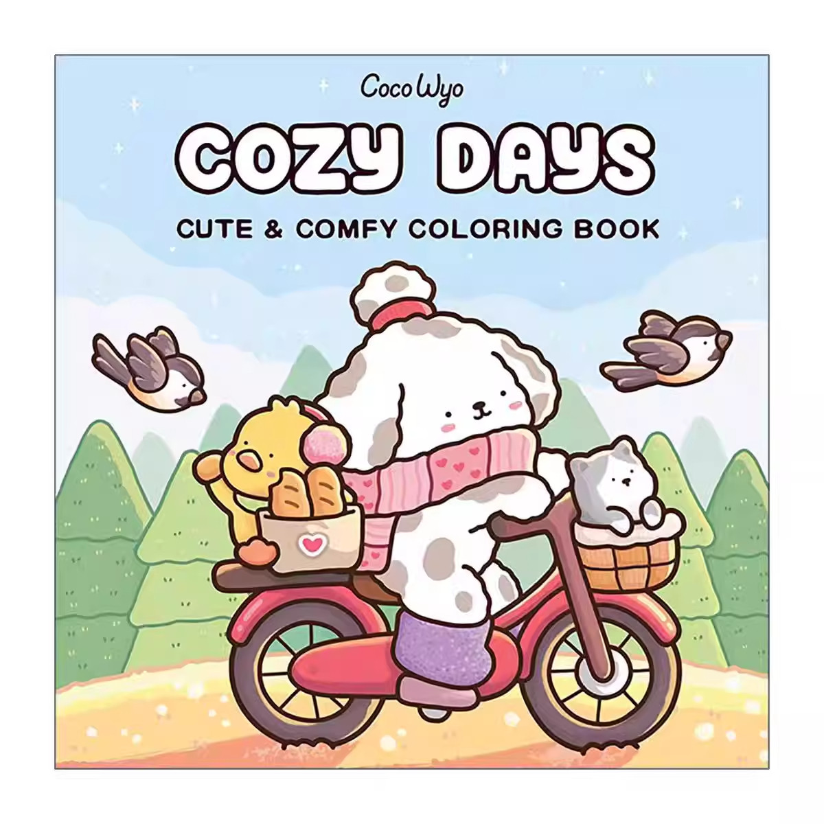 Cozy DAYS【舒适时光】放松解压涂色本涂鸦填色圣诞节礼物