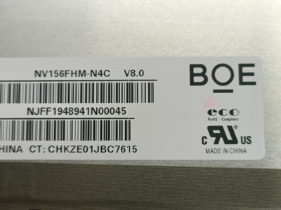 NV156FHM-N4C V8.0 1920x1080窄边高亮EDP接口拆机A屏