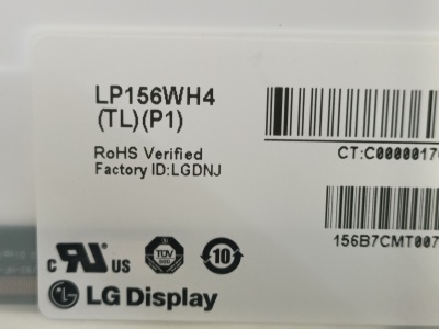 LG   LP156WH4  1366/768   40针接口 中厚 拆机A屏
