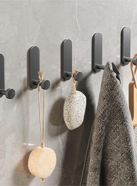 枪免打孔挂钩强力粘胶卫生间墙上浴室毛巾承重粘钩玄关门后钩子