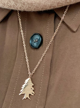 帕诗韵S925纯银时尚个性化简约女项链小众百搭设计吊坠潮流饰品