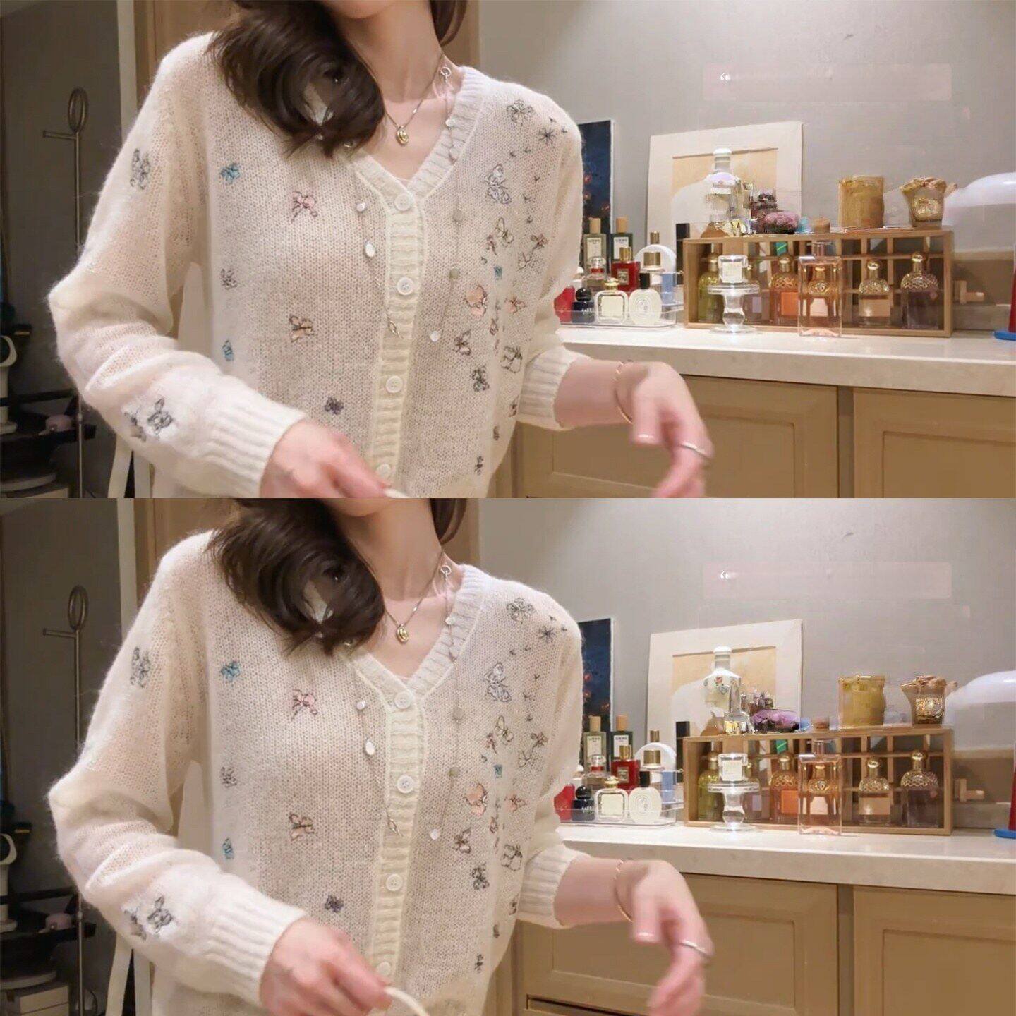 春装女款2026年新款今年流行爆款绝美超好看刺绣内搭打底衫高级感