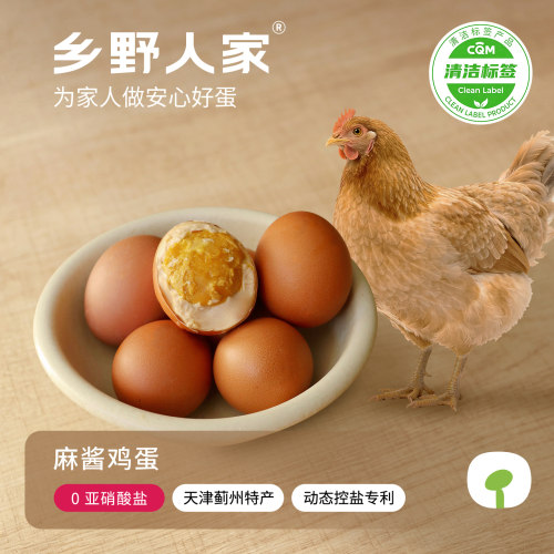 特产麻酱鸡蛋/正宗天津蓟县特色五香咸蛋黄卤蛋麻将鸡蛋健康熟食