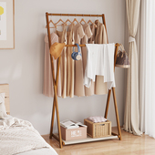 衣架 临时落地式 床边小衣架 卧室衣架 不占空间