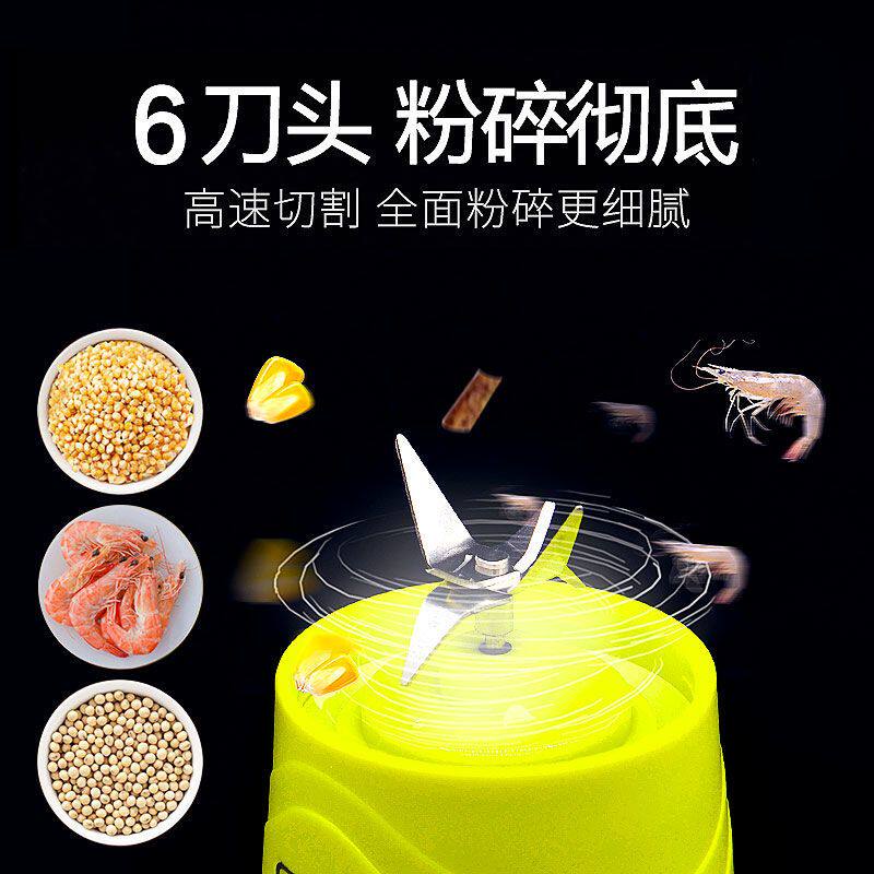 老坛玉米粉碎机钓鱼粉碎饵料搅蒜器蒜蓉打蒜末谭老坛玉米破碎机