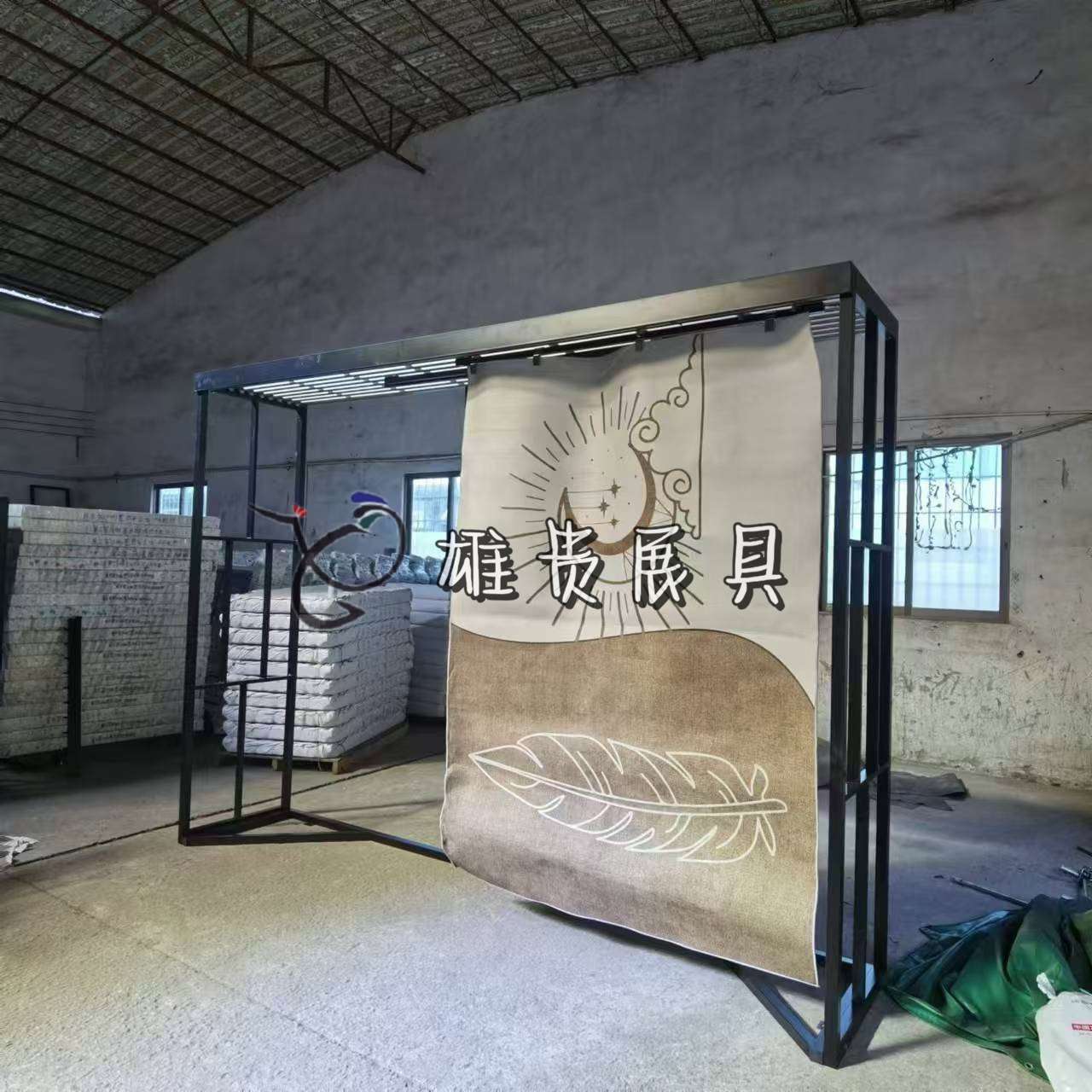 布料样品架 地毯架子 毯子翻页架 毛毯展示架 卷料展架