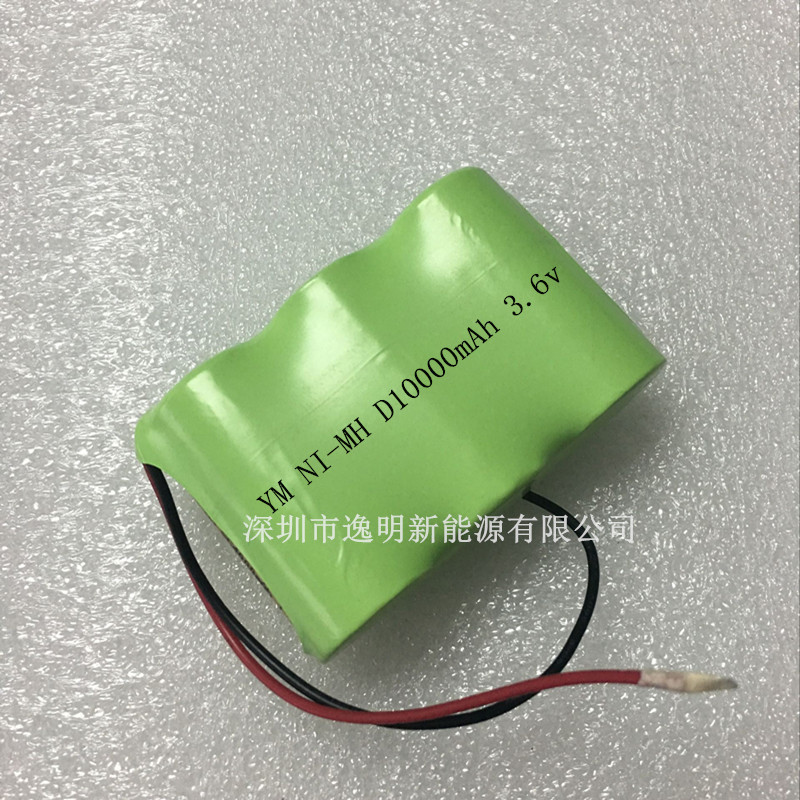 镍氢1号电池组3.6V NI-MH D10000mAh 3.6V仪器 应急灯电源电池组