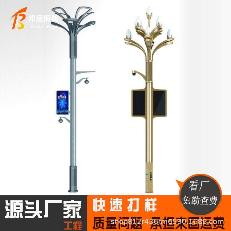 智慧路灯新农村建设标杆路灯60w100w120wled户外太阳能智能路