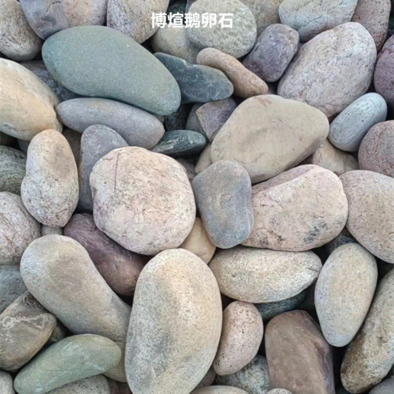 园林景观用河卵石人工湖铺设用河道石铺路用鹅卵石草坪石头