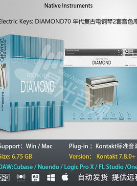 Electric Keys Tines Duo复古电钢琴Phoenix/Diamond音色库2套