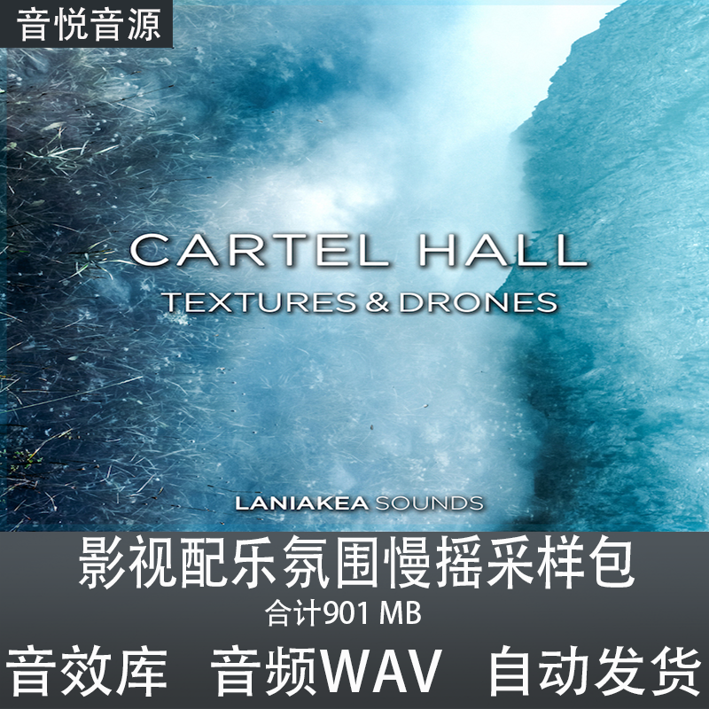 Cartel Hall Textures And Drones 电影预告片配乐氛围慢摇采样包