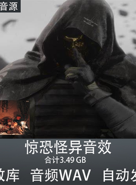 ShamanStems Deranged Textures惊恐怪异痛苦音效 影视游戏素材