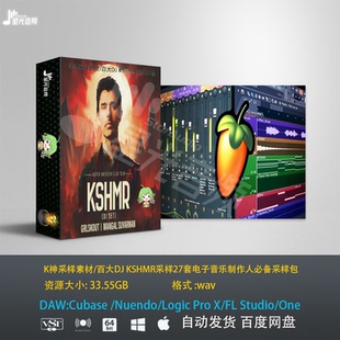 K神采样素材/百大DJ KSHMR采样27套电子音乐制作人采样素材包