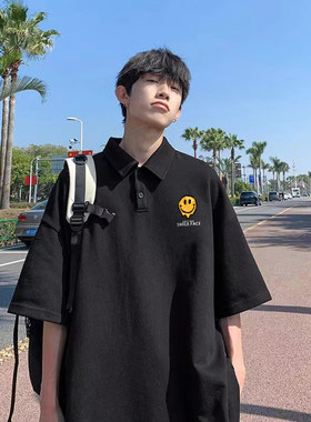 【纯棉面料】青少年翻领polo上衣