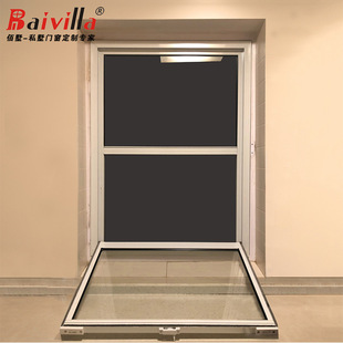 上下美式提拉窗两扇上推翻转式家装开窗纱窗中空隔音玻璃窗户