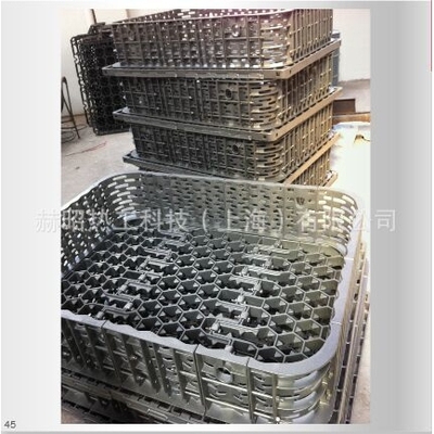 厂家直供钢铸件工业炉料盘料框 热处理工业炉炉底盘低压铸造料盘