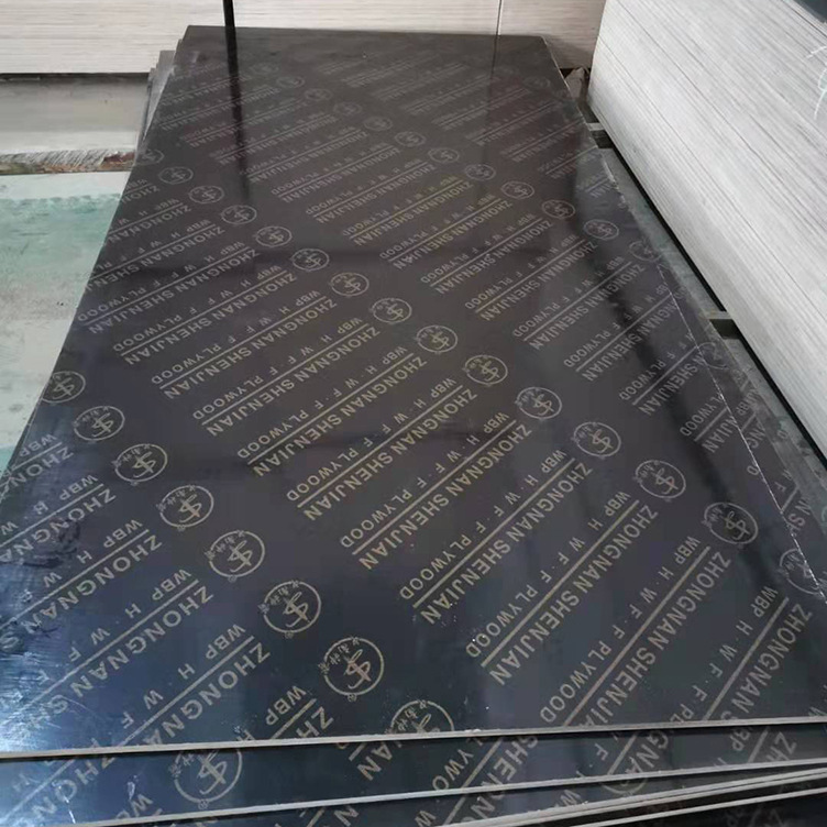 建筑材料黑plywood板 现浇水泥清水木模板光滑平整厚薄均匀
