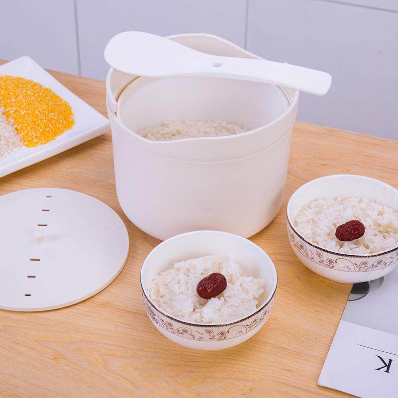 闪电拿样迷你多功能蒸饭锅塑料微波炉加热保温蒸煮热饭器便当饭盒
