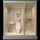 浴室农村简易厕所 整体卫生间整体淋浴房家用干湿分离洗澡间一体式