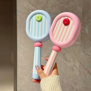 可爱气垫梳学生党家用按摩梳蓬松颅顶卷发梳清洁梳随身气囊梳子