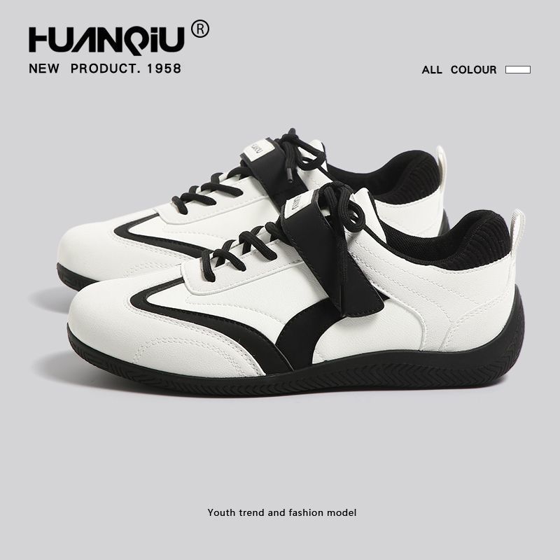 环球小众德训鞋男2025秋冬新款复古休闲百搭平底鞋小众原创赛车鞋